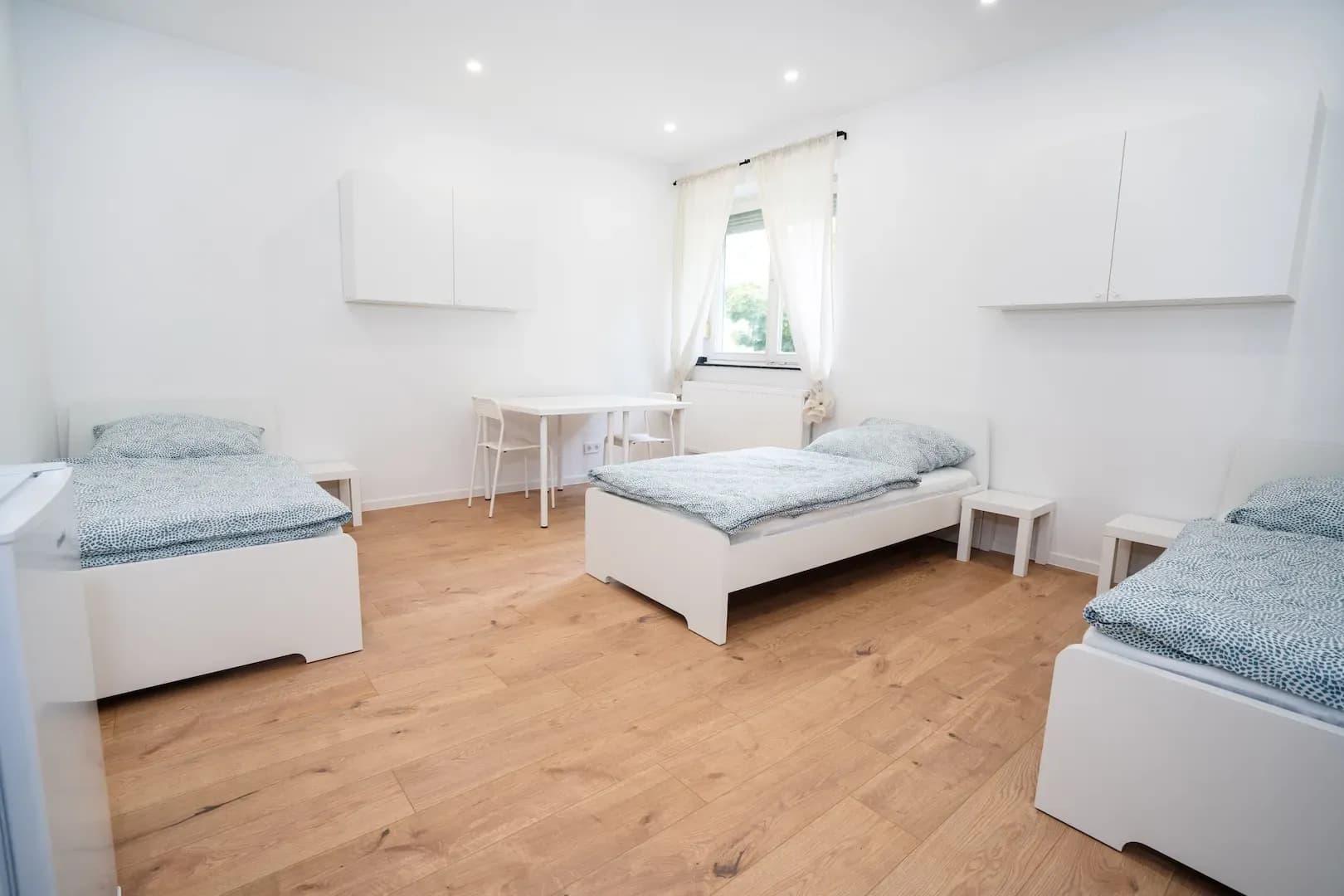 Schlafzimmer in der Monteursunterkunft in Köln